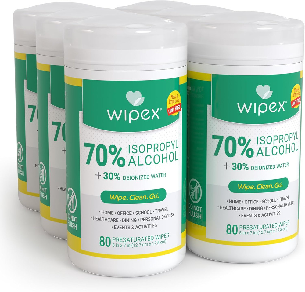 Alcohol Wipes for Electronics – Tech Wipes with 70% Isopropyl Alcohol – Equipmen