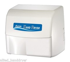FastDry HK1800EA (110V/120V) Automatic Hand Dryer/White Metal Cover/Surface