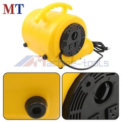 1/2HP 2500CFM Carpet Dryer 3-Speed Air Mover 15ft Cord Yellow US Standard