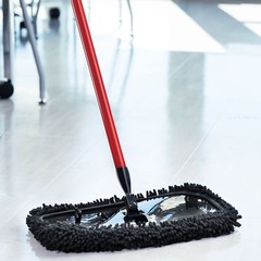 Libman Extra Large Microfiber Floor Mop Red Black