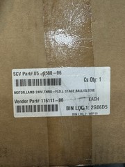 Ametek Part 116111-00 Motor Lamb 240V Thru Flo 2 Stage Ball Sleeve NEW FREESHIP