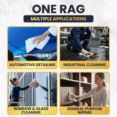 New White Knit T-Shirt Rags 5 lbs. Compressed Bag – Multipurpose Cleaning Cloths