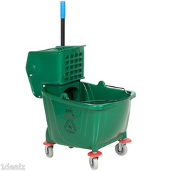 Industrial Lavex Janitorial Green 36 Quart Mop Bucket & Wringer Combo + $5 bonus