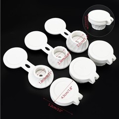 6pcs Bottle Emptying Kit Cap for Upside Down Dispenser Shampoo Lotion, 3…