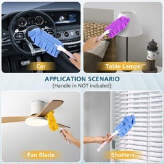 360° Fleece Duster Refills for Swiffer, Washable Reusable Multicolor