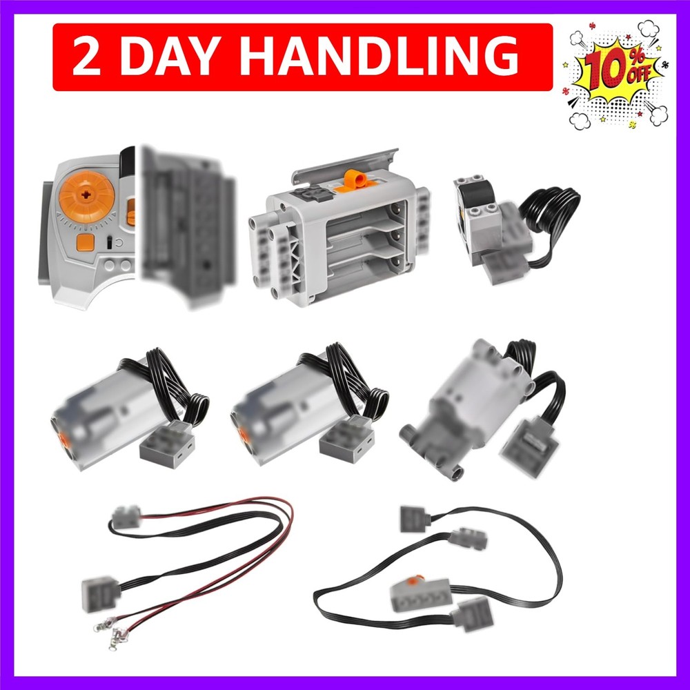 9 in 1 Motor Power Function Set,Equipped with Powerful High-Torque High-Speed…