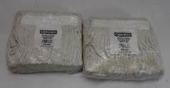 Carlisle 4-Ply Cotton Cut End Mop Brick Pack 369816B00 Narrow Band Lot of 2