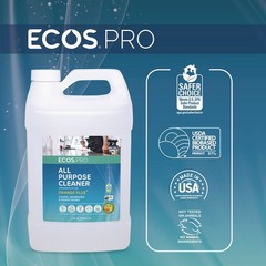 ECOS PRO PL970604CT 1 gal Cleaner and Degreaser Bottle – Citrus Scent (4/CT) New