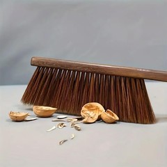 Hand Broom Brush Dust Cleaning: Brush, Dusting Couch Small, Brown