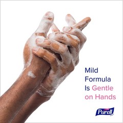 PURELL Antimicrobial Foaming Hand Soap, Light 600 Fl Oz (Pack of 2), Clear