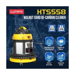 Walnut Blasting Cleaner Machine, with 2KG Walnut Sand & 5 Pcs Adapters Automo…