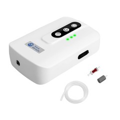 AquaMiracle Lithium Battery Powered Portable Aquarium Air Pump for Fish Tank, US