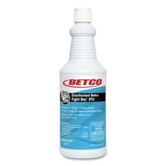 3x Disinfectant Betco Cleaner Fight Bac RTU, 1 Quart / 32 oz bottle