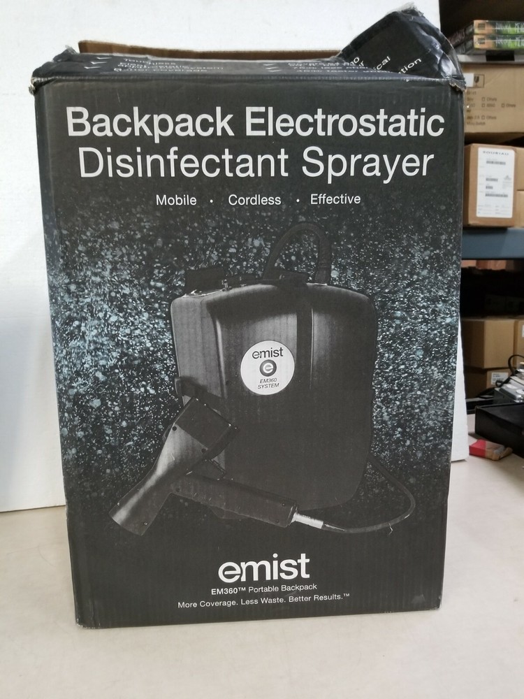 EMist EM360 Portable Backpack Electrostatic Sprayer
