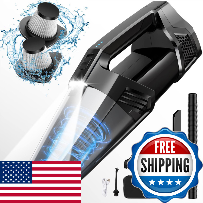Blestan Handheld Vacuum Cordless Portable Car Vacuum Led Light High Power