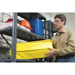 Enpac 5755-Ye-G Spilltray, Yellow/Black, Rectangle, 12Gal