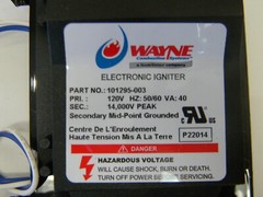 Wayne Combustion Systems 8.700-802.0 120V Electronic Oil Igniter 101295-003