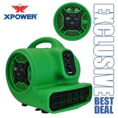 XPOWER P-430AT 1/3 HP Air Mover Carpet Dryer Blower Fan w/ Timer 8 Pack