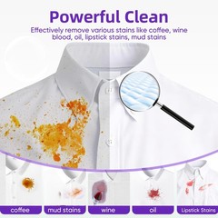 Travel Laundry Detergent Sheets 60 Count (Pack of 1), Lavender 120Loads
