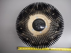 Set (2) Tennant 399244 T5 Nobles SS5 16″ Floor Scrubber Poly Brushes .028