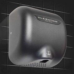 Excel Dryer XL-GR Xlerator Graphite Hand Dryer, 120 Volt, Free Quieter Nozzle