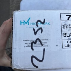 10 Pack of 25 Highmark 791954 Linear Low Density Can Liners, 0.6-mil, 33 Gallon