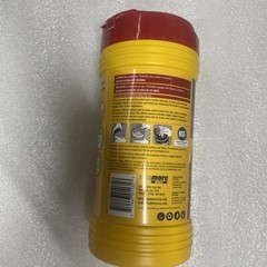 BIG Wipes Heavy Duty Industrial Textured Scrubbing Wipes, Red Top, (80 Count)