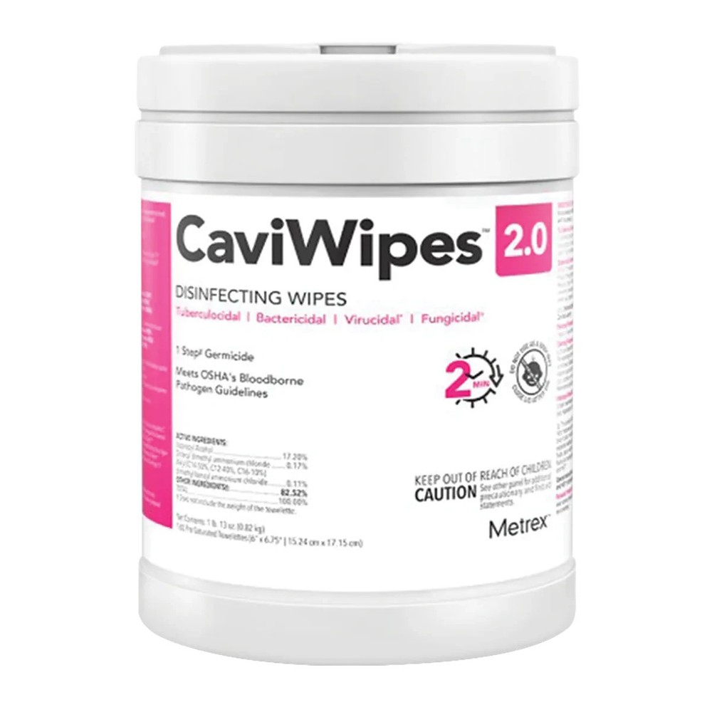 Disinfectant Wipes CaviWipes #14-1100- 160 Count – 12 Canisters