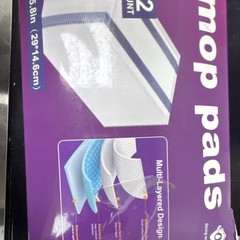 Multi-Layered Dry Mop Pads 32 Count 11.5×5.8in Fits Swiffer WetJet Synthetic