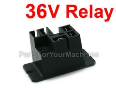 DC RELAY, BATTERY CHARGER, 30A, 36V, CLUB CAR, REPL. 1015911, GOLF CART CHARGERS