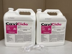 2 Pack Metrex CaviCide1 , 1 Minute Kill Time Surface Disinfectant – 2.5 Gallon