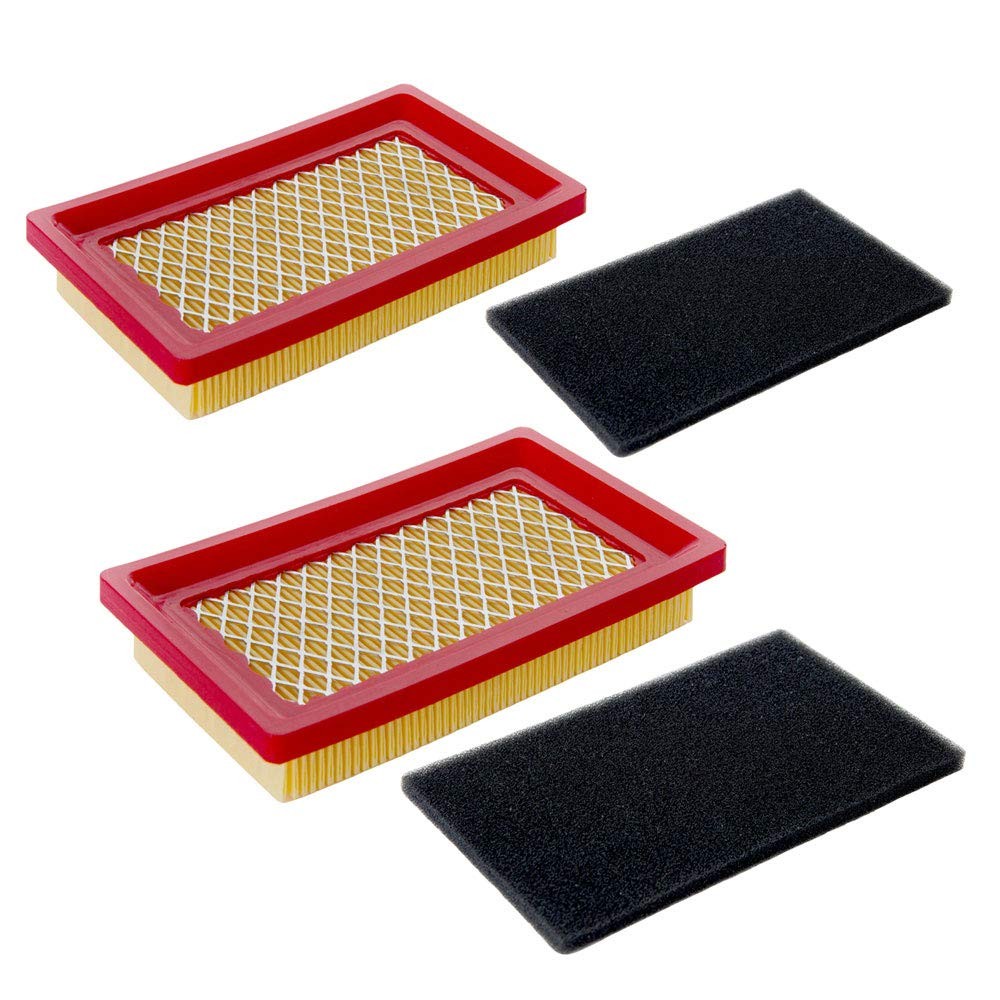 HOODELL 2 Pack 951-10298 Air Filter + Pre Cleaner for MTD Cub Cadet SC100…