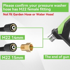 Washer Pressure Hose 150FT Sewer Jetter Kit 3600PSI 1/1/4 Inch NPT Drain Cleaner