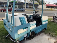 tennant floor scrubber 530e Sweeper Floor Care. Ride On Sweeper Parking Lot