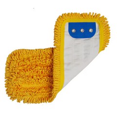GOLDEN STAR AMM18TMY-3PK Yellow Microfiber Mop Head With Tab, PK3