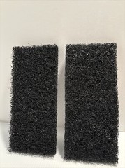 2 Pcs 3M Commercial 4.5” X 10” High Productivity Stripping Black Pad