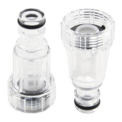 5pcs Pressure Washer Transparent Plastic Water Inlet Filter Replacement Tool New