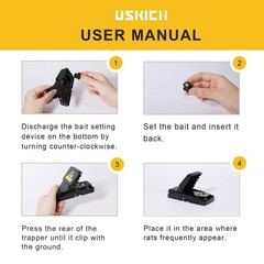 20 Pack Mouse Traps Indoor for Home,Mice 20, black-20PCS