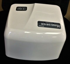 NEW FastDry HK1800PA 220V Automatic Hand Dryer White Plastic Cover In Open Box