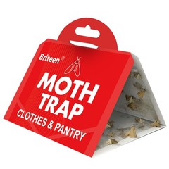 Pantry Moth Traps 10-Pack Safe and Effective for Food Clothing- Glue Red