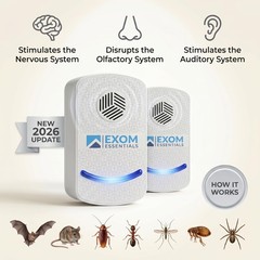 T-24, Ultrasonic Pest Repeller Wall Plug-in Most Effective Than White
