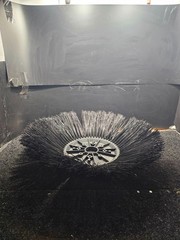 Polypropylene Disc Brush 14 in Base/23 In Brush Diameter Black Fits Tennant