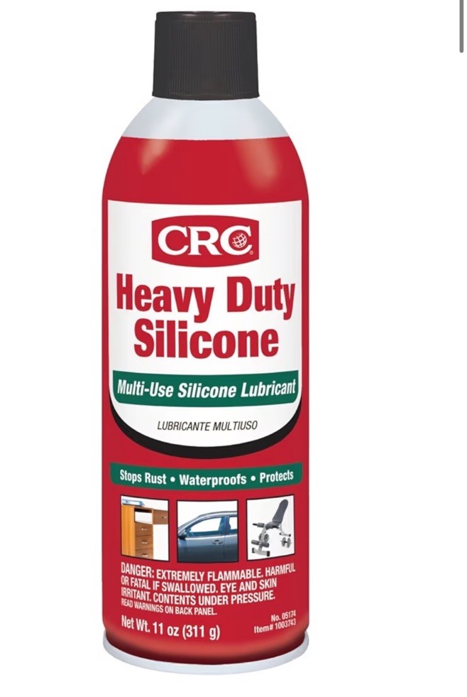 6 Pack CRC Heavy Duty Silicone Lubricant Spray Cans 05174 Clear Liquid 11 Oz