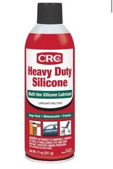 6 Pack CRC Heavy Duty Silicone Lubricant Spray Cans 05174 Clear Liquid 11 Oz