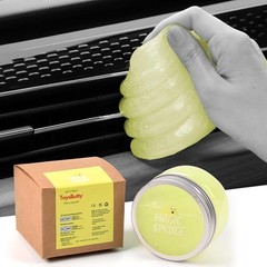 Premium Lemon Scented Cleaning Putty in Jar, Universal Detailing Gel for Car Int