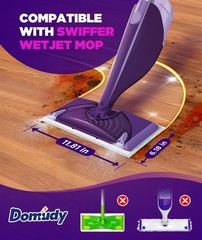 4-Layer Super Absorbent Pad Refills for Swiffer Wet Jet Mop, Heavy Duty & No-…