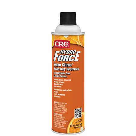 Crc 14440 Hydro Force Super Citrus Cleaner/Degreaser, 15 Oz, Aerosol Spray Can