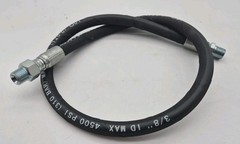 3′ 3/8″ 4500 PSI Black Pressure Washer Jumper Hose – New