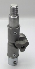 Extension Pole Angle Adapter – Fits all standard threaded poles. All metal. F
