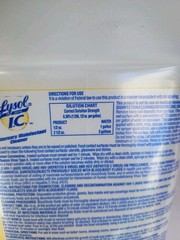 Case Of 4 Gallon Lysol Brand I.C. Quaternary Disinfectant Cleaner Concentrate